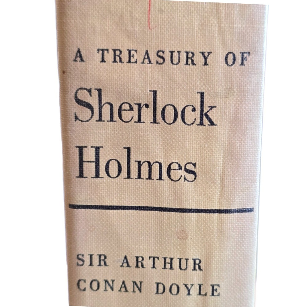 1955 A Treasury of Sherlock Holmes Arthur Conan Doyle Hardcover Book‎ VTG Rare - Picture 12 of 14